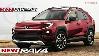 2022 Toyota Rav4 Facelift is rendered as Prime or Hybrid Model based on New Aygo 2021 Concept