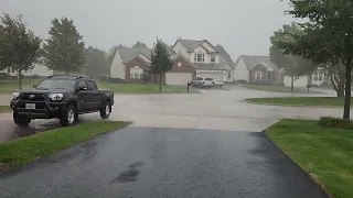 Another classic Midwest SEVERE WARNED THUNDERSTORM, August 28th, 2022