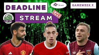 The Planet FPL GW9 Deadline Stream Live! In Partnership With FPL Team | Planet FPL 2023/24