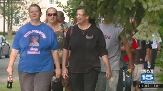 Mother of April Tinsley attends memorial walk