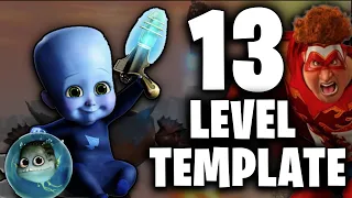 FREE 13 Levels Template! Snotty Boy Titan Glow Up Meme Megamind