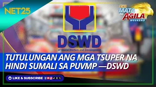 Tutulungan ang mga tsuper na hindi sumali sa PUVMP —DSWD | Mata Ng Agila Weekend