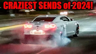 FAST MODIFIED CARS GO FULL SEND LEAVING INSANE CAR MEET! (How to PROPERLY SEND IT Leaving Car Meet!)