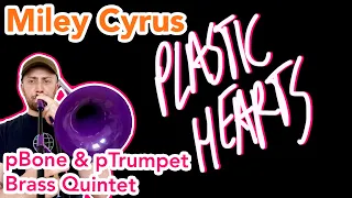 Miley Cyrus - Plastic Hearts arranged for Plastic Brass Quintet with sheet music