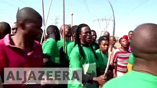 South Africa commemorates Marikana miners killed by police