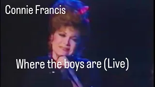 Connie Francis - where the boys are (Live in concert) MV