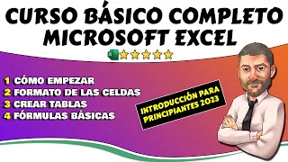 🚀CURSO BÁSICO DE EXCEL 🔴COMPLETO 2023