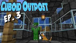 Cuboid Outpost - Using Create Mod To Get Iron and Fish Farm Ep 3