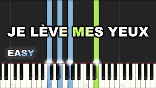 Moise Mbiye - Je lève Mes Yeux | EASY PIANO TUTORIAL BY Extreme Midi