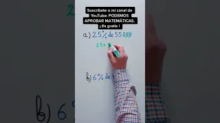 Truco Matemático - TRUCO para CALCULAR PORCENTAJES