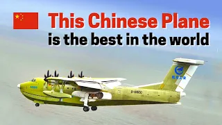 Chinese AG600 aircraft first flight ! The amphibious plane is the best in the world, no competition