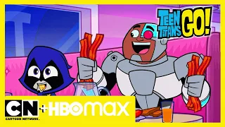 Малки титани: В готовност! | Закуска | Cartoon Network