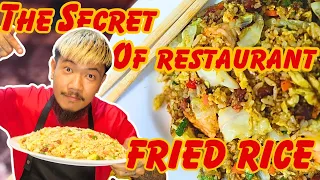 THE SECRET 🤐OF RESTAURANT FRIED RICE ❗💯🤤👌