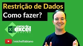 Como Fazer Restrição de Dados no Excel?