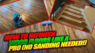 How to Refinish Wood Floors Like a Pro (No Sanding Needed!)