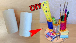 DIY/ПОЛЕЗНЫЕ ПОДЕЛКИ ИЗ ВТУЛОК ОТ ТУАЛЕТНОЙ БУМАГИ /СВОИМИ РУКАМИ/ДЕЛАЕМ САМИ/