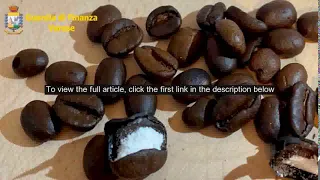 Police find cocaine smuggled inside of hundreds of individual coffee beans, addressed to movie mob b