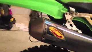 2011 kx250f stock exhaust vs fmf 4.1RCT w/titanium megabomb