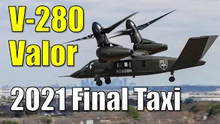 V-280 Valor ● Final Ground Taxi After First Military Assessment Completed ● Bell Helicopter