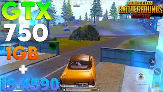 PUBG Mobile Test On GTX 750 1GB | i5 4590 + GTX 750 1GB