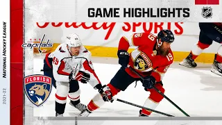 Capitals @ Panthers 11/30/21 | NHL Highlights