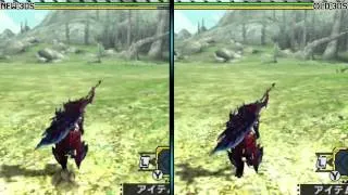 Monster Hunter Cross ¦MHX¦: New 3DS vs 3DS Graphics Comparison
