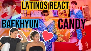 Latinos react to BAEKHYUN 백현 'Candy' MV REACTION | FEATURE FRIDAY ✌