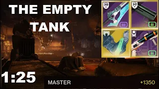 The Empty Tank MASTER Speedrun - 1:25 (Titan) [Destiny 2]