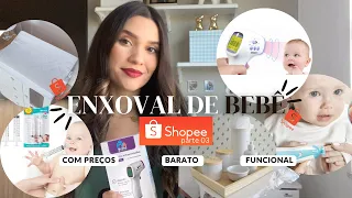 ENXOVAL DE BEBÊ SHOPEE: VALE MESMO A PENA?  Tudo sobre tecidos, qualidade e preços! Parte 03