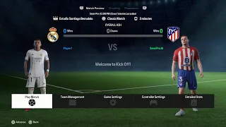 FC24| Real Madrid Vs Atletico Madrid |Vinicius scored | Laliga #gameplay #laliga #bellingham #ps5