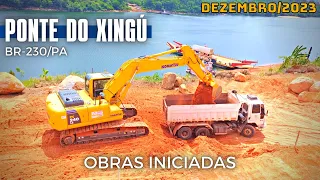 INICIADAS as Obras da PONTE DO XINGÚ na BR-230/PA | Uma das Obras mais IMPORTANTES da Transamazônica