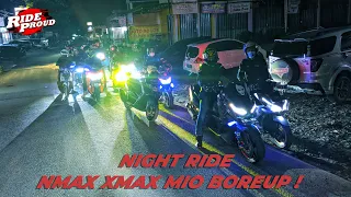 NIGHT RIDE NMAX XMAX MIO BOREUP !