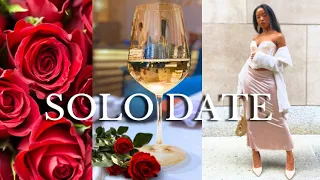 SOLO DATE VLOG, 🌹restaurant, flowers, ideas +Tips