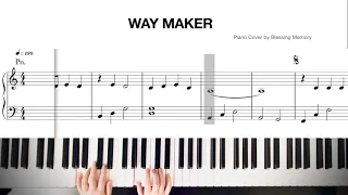 WAY MAKER-Easy Piano Cover (큰 길을  만드시는 주)