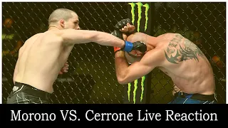 UFC Fight Night || Morono VS. Cerrone Live reaction