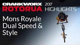 2017 Crankworx Rotorua Highlights - Mons Royale Dual Speed & Style