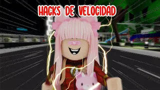 😱Probando Hacks de súper velocidad 🤣/Roblox