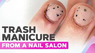 Extreme Nail Transformation After a Trash Manicure | Natural Gel Nail Correction