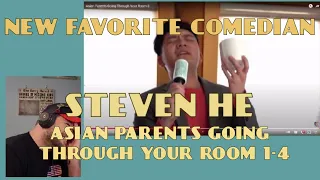 Reacting to Steven He Asian Parents going through your room 1-4