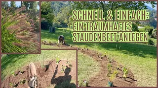 Schnell & einfach: Ein traumhaftes Staudenbeet anlegen