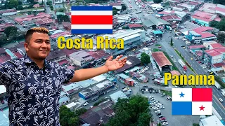 Así es la Frontera PANAMÁ 🇵🇦 - COSTA RICA 🇨🇷 en Paso Canoas |  Conocí al ANGEL NEGRO