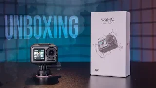 Распаковка DJI OSMO Action. Первые впечатления и настройки.