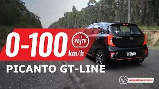 2019 Kia Picanto GT-Line (auto) 0-100km/h & engine sound