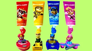 Painting With Paw Patrol Bath Paint