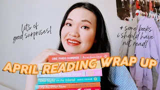 April Reading Wrap Up - reading all popular romance books!!