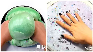 Relaxing and Satisfying Slime Videos #647 //Fast Version // Slime ASMR //