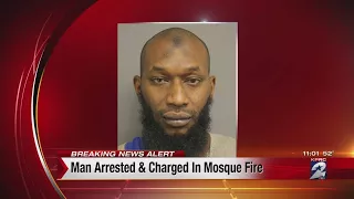 Charges filed against man accused of setting mosque on fire