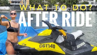 Jet Ski After Ride Care | Jet Ski Maintenance