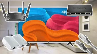 How to Connect A Smart TV to the Internet using Wi-Fi, Wired Ethernet, Powerline, and More!