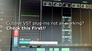 Cubase plugins not working? Check this First!